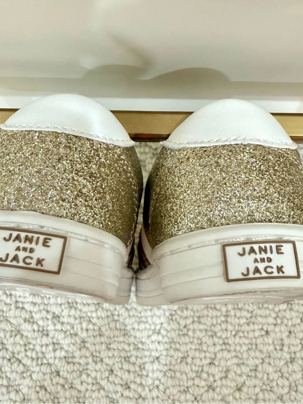 Janie and Jack sparkling gold